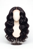 Body Wave Glueless Human Hair Wig in Shade 1B Noire Naturel, Natural Black, by Kora Strand