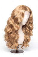 Body Wave Glueless Human Hair Wig in Shade 22 Golden Oat, Vanilla Golden Beige Blonde, by Kora Strand