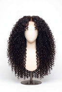 Deep Curl Layered Glueless Human Hair Wig in Shade 1B Noire Naturel, Natural Black, by Kora Strand