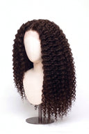 Deep Wave Glueless Human Hair Wig in Shade 2 Midnight Espresso, Darkest Brown, by Kora Strand