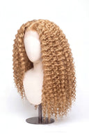 Deep Wave Glueless Human Hair Wig in Shade 22 Golden Oat, Vanilla Golden Beige Blonde, by Kora Strand