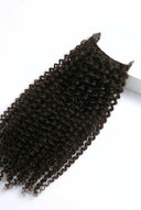Kinky Curly Halo Extension in Virgin Human Hair with Lightweight Invisible Crown Wire with Stabilising Clips by Kora Strand