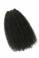 Kinky Curly Seamless Weft Bundle Showing the Defined Hair Texture by Kora Strand