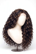 Loose Wave Glueless Human Hair Wig in Shade 2/6 Espresso Chestnut, Dark and Chestnut Brown Highlights and Lowlights, by Kora Strand