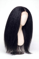 Yaki Straight Glueless Human Hair Wig in Shade 1 Noire Absolu, Jet Black, by Kora Strand