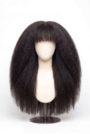 Kinky Straight Fringe Wig