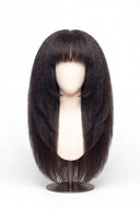 Yaki Straight Fringe Layered Wig