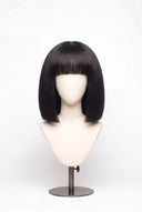 Silk Straight Bob-Echthaarperücke mit Pony