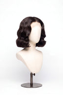 Body Wave Bob Glueless Human Hair Wig Showing the Defined Texture by Kora Strand