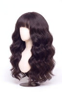 Body Wave Fringe Glueless Human Hair Wig, Product View 4 by Kora Strand