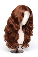 Body Wave Glueless Human Hair Wig in Shade 30 Smoked Amber, Light Auburn with Copper Gold Undertones, by Kora Strand
