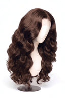 Body Wave Glueless Human Hair Wig in Shade 4 Cacao Riche, Chocolate Brown, by Kora Strand