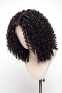 Deep Curl Bob Glueless Human Hair Wig in Shade 1B Noire Naturel, Natural Black, by Kora Strand