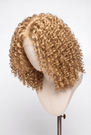 Deep Curl Bob Glueless Human Hair Wig in Shade 22 Golden Oat, Vanilla Golden Beige Blonde, by Kora Strand