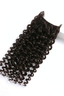 Deep Curl Halo Extension in Virgin Human Hair with Lightweight Invisible Crown Wire with Stabilising Clips by Kora Strand