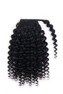 Deep Curl Kora Wrap Ponytail with a Natural-Looking Finished Style by Kora Strand