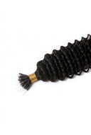 Deep Curl StrandBond Nano-Tip Extensions in Virgin Human Hair for Bead-Based Installation by Kora Strand
