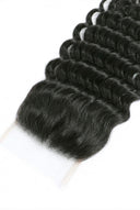 Deep Wave Verschluss aus Virgin Human Hair mit transparenten oder sheer HD-Spitze von Kora Strand