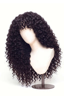 Deep Wave Fringe Layered Human Hair Wig with a Natural-Looking Finished Style by Kora Strand