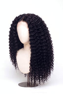 Deep Wave Glueless Human Hair Wig in Shade 1 Noire Absolu, Jet Black, by Kora Strand