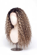 Deep Wave Glueless Human Hair Wig in Shade T8-8/60 Vanilla Drift, Butter and Icy Blonde Highlights and Lowlights, by Kora Strand