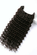Deep Wave Halo Extension in Virgin Human Hair with Lightweight Invisible Crown Wire with Stabilising Clips by Kora Strand
