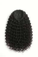 Internal Drawstring Attachment on the Deep Wave Kora Cinch Ponytail by Kora Strand
