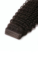 Deep Wave Seamless Tape Extensions in Virgin Human Hair with Thin Flexible Seamless Tape Tabs by Kora Strand