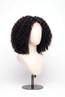 Kinky Curly Bob Glueless Human Hair Wig Showing the Defined Texture by Kora Strand