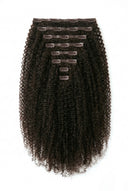 Kinky Curly Invisible Clip-In Extensions in Virgin Human Hair with Ultra-Flat Seamless Invisible Clip-In Wefts by Kora Strand