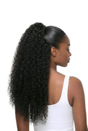 Kinky Curly Kora Claw Ponytail in Virgin Human Hair with Built-In Claw Clip by Kora Strand
