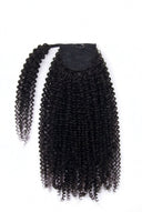 Integrated Wrap Section Attachment on the Kinky Curly Kora Wrap Ponytail by Kora Strand