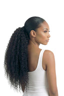 Kinky Curly Kora Wrap Ponytail in Virgin Human Hair with Integrated Wrap Section by Kora Strand