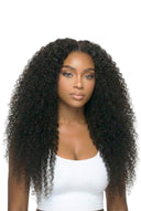 Kinky Curly Human Hair Wig with a Natural-Looking Finished Style by Kora Strand