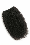 Kinky Curly Seamless Weft Bundle Showing the Weft and Hair Length by Kora Strand