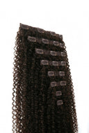 Kinky Curly Signature Clip-In Extensions with a Seamless, Natural-Looking Finished Style by Kora Strand