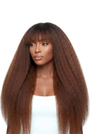 Kinky Straight Pony klebefreies Humanhaar-Perücke, Produktansicht 7 von Kora Strand