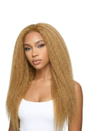 Kinky Straight Glueless Human Hair Wig, Product View 47 by Kora Strand