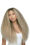 Lightweight Invisible Crown Wire with Stabilising Clips Detail on the Kinky Straight Halo Extension by Kora Strand