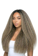 Kinky Straight unsichtbare Clip-In Haarverlängerungen, Produktansicht 6 von Kora Strand