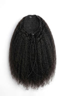 Internal Drawstring Attachment on the Kinky Straight Kora Cinch Ponytail by Kora Strand