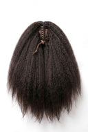 Kinky Straight Kora Claw Ponytail with a Natural-Looking Finished Style by Kora Strand