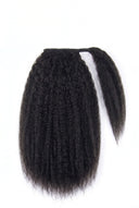 Kinky Straight Kora Wrap Ponytail with a Natural-Looking Finished Style by Kora Strand