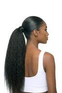 Kinky Straight Kora Wrap Ponytail in Virgin Human Hair with Integrated Wrap Section by Kora Strand