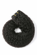 Kinky Straight Seamless Weft Bundle Showing the Defined Hair Texture by Kora Strand