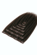 Kinky Straight Signature Clip-In Extensions with a Seamless, Natural-Looking Finished Style by Kora Strand