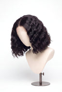 Loose Wave Bob Human Hair Wig with a Natural-Looking Finished Style by Kora Strand