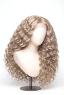 Loose Wave Glueless Human Hair Wig in Shade 60 Ecru Pearl, Frosted Ash Beige Blonde, by Kora Strand