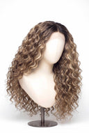 Loose Wave Glueless Human Hair Wig in Shade T8-8/60 Vanilla Drift, Butter and Icy Blonde Highlights and Lowlights, by Kora Strand