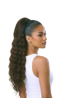 Loose Wave Kora Claw Ponytail in Virgin Human Hair with Built-In Claw Clip by Kora Strand